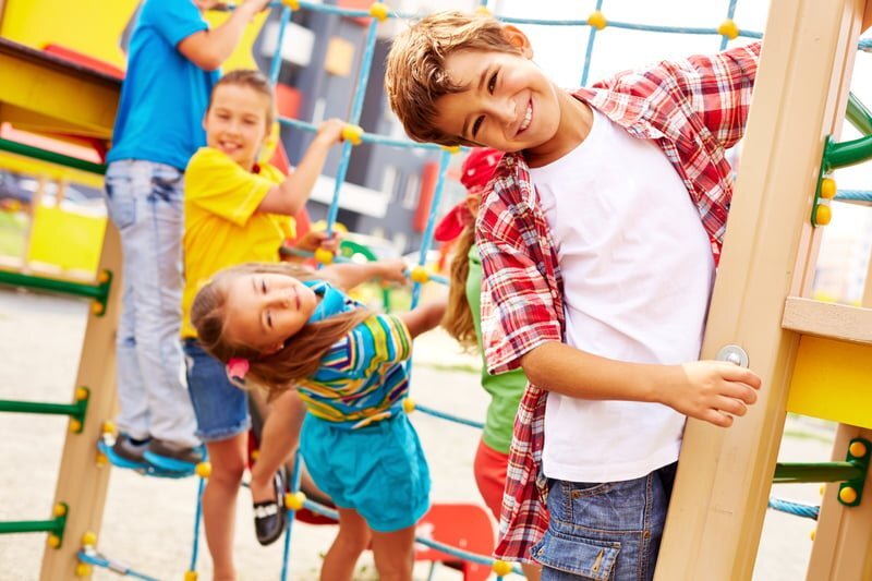 Children at the playground