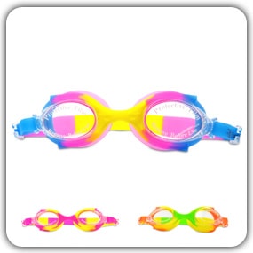 Swimtastic Kids Swimming Goggles For Boys & Girls - Colorful & Fun Tie Dye!