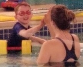 Our First Swimtastic Swim Lesson: Easton and His Swimming Adventures
